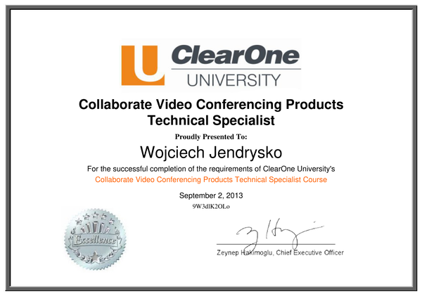 Collaborate Video Conferencing Products Technical Specialist