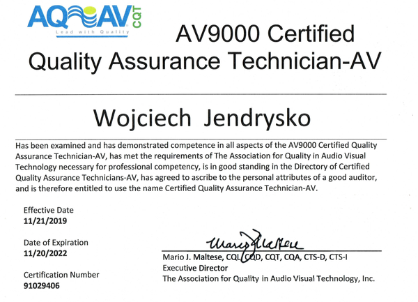 CQT  -  Certified Quality Technician