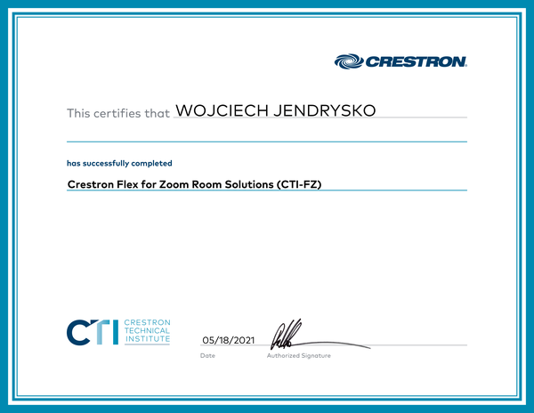 CTI-FZ  -  Flex for Zoom Rooms