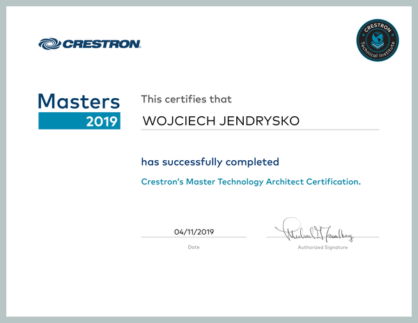 MTA Certificate