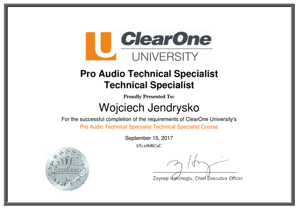 Pro Audio Technical Specialist